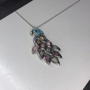 Peacock necklace